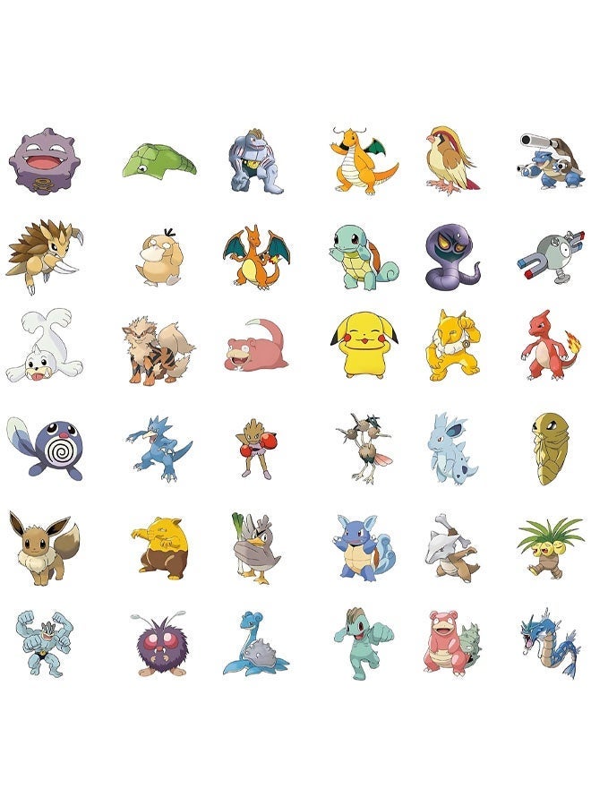 100 PCS Cartoon Monsters Waterproof Stickers For Water Bottle, Laptop, Skateboard, Phone, Notebook-Anime Teens Adults Girls - Image 3