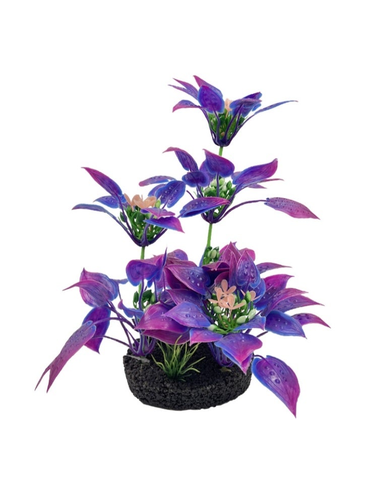 ديكورات أحواض السمك، ديكور بلاستيكي واقعي لنباتات حوض السمك، يُستخدم في المنزل والمكتب، محاكاة أحواض السمك، نباتات بلاستيكية مائية 25 سم