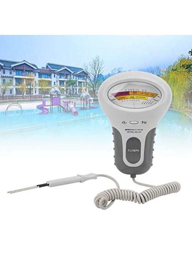 Generic Chlorine Tester CL2 Chlorine pH Tester SPA Water Quality Analyzer for Swimming Pool Water Quality Tester Chlorine Spa Tester with Probe Fit for Swimming Pool Spa  - Image 4
