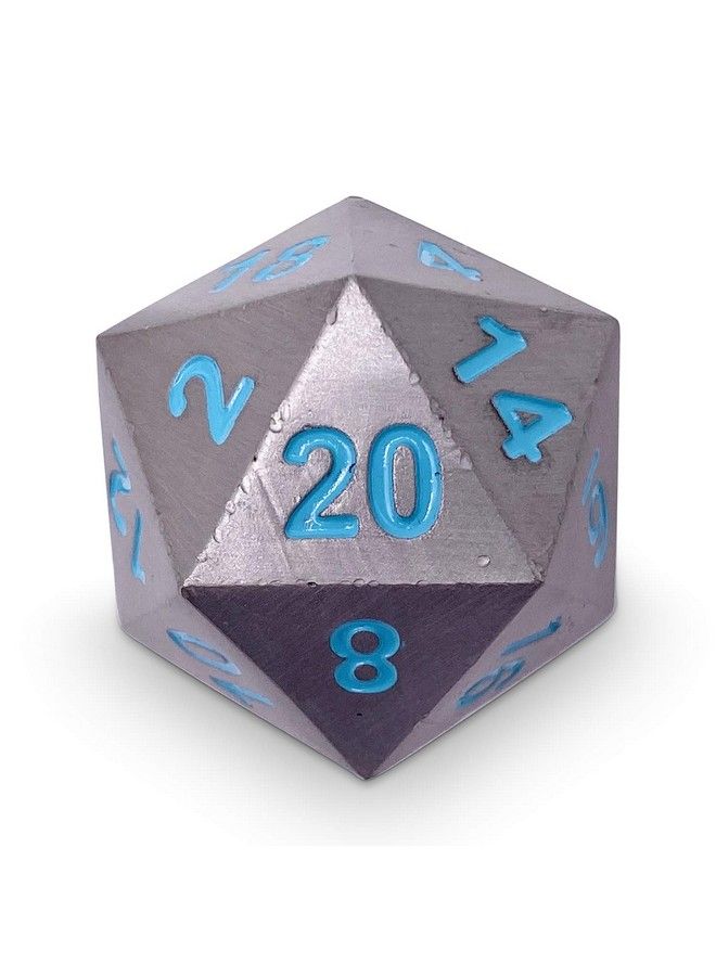 Norse Foundry Spellbound The Boulder D20 Metal Rpg Dice By Norse Foundry;45Mm Polyhedral For Roleplaying Games - Image 2
