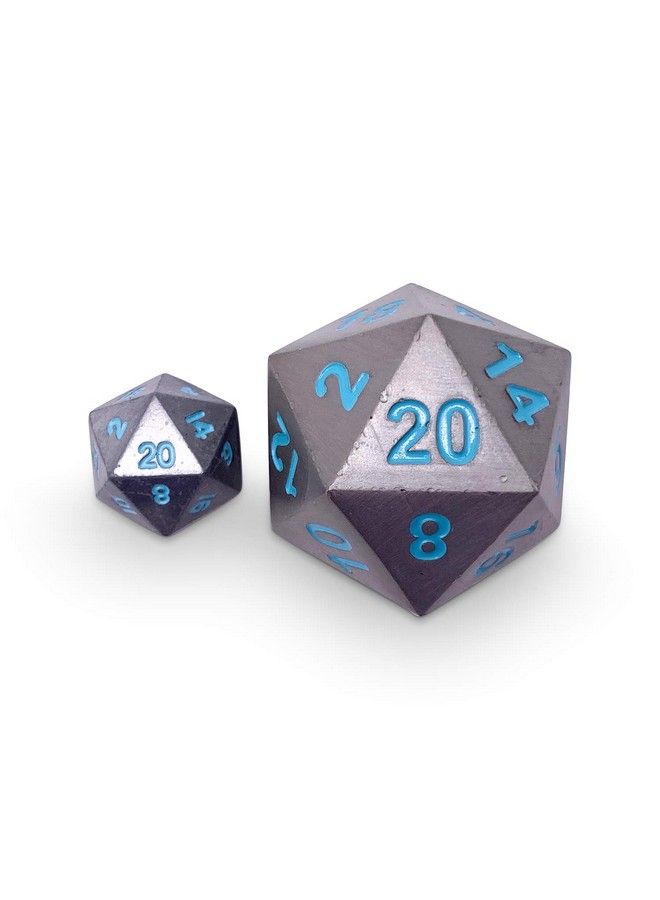 Norse Foundry Spellbound The Boulder D20 Metal Rpg Dice By Norse Foundry;45Mm Polyhedral For Roleplaying Games - Image 3