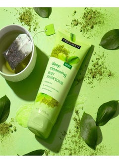 Freeman Green Tea Deep Cleansing Body Sugar Scrub by Freeman for Unisex - 6 oz Scrub  - Image 5