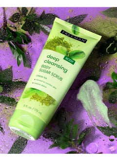 Freeman Green Tea Deep Cleansing Body Sugar Scrub by Freeman for Unisex - 6 oz Scrub  - Image 4