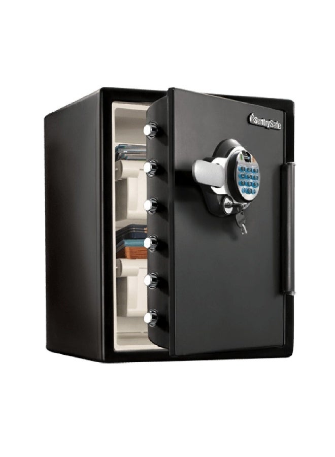 SentrySafe Fireproof and Waterproof Dual Lock Biometric Safe Black 57kg SFW205BXC - Image 3