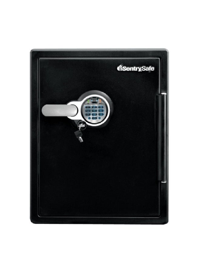 SentrySafe - Fireproof and Waterproof Dual Lock Biometric Safe Black 57kg SFW205BXC - Image 1