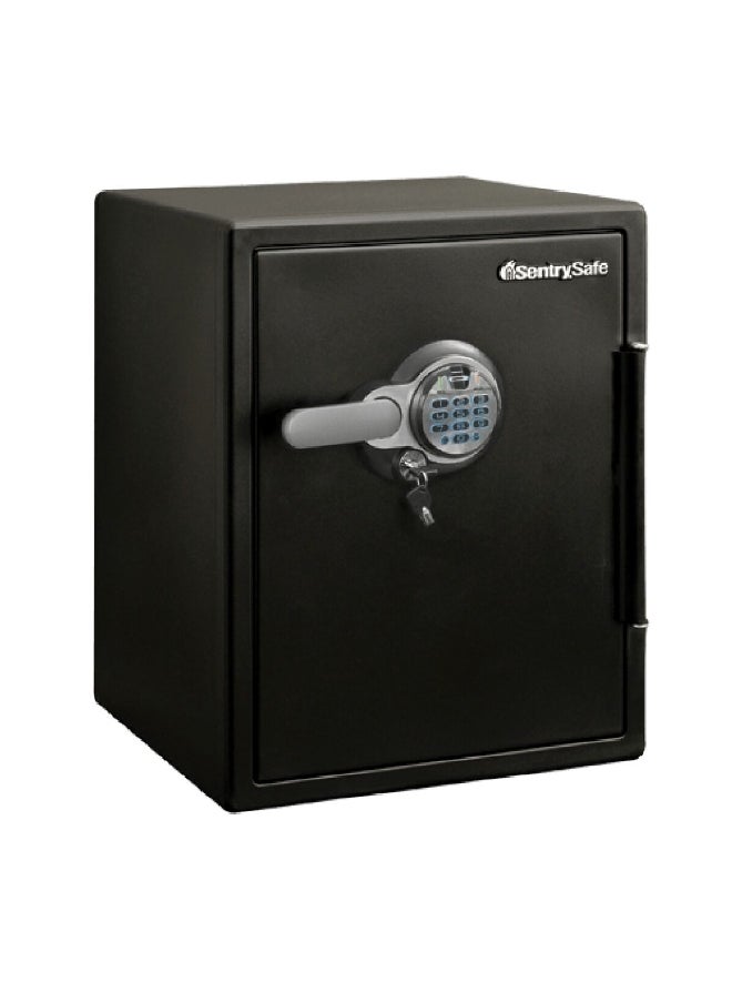 SentrySafe - Fireproof and Waterproof Dual Lock Biometric Safe Black 57kg SFW205BXC - Image 1