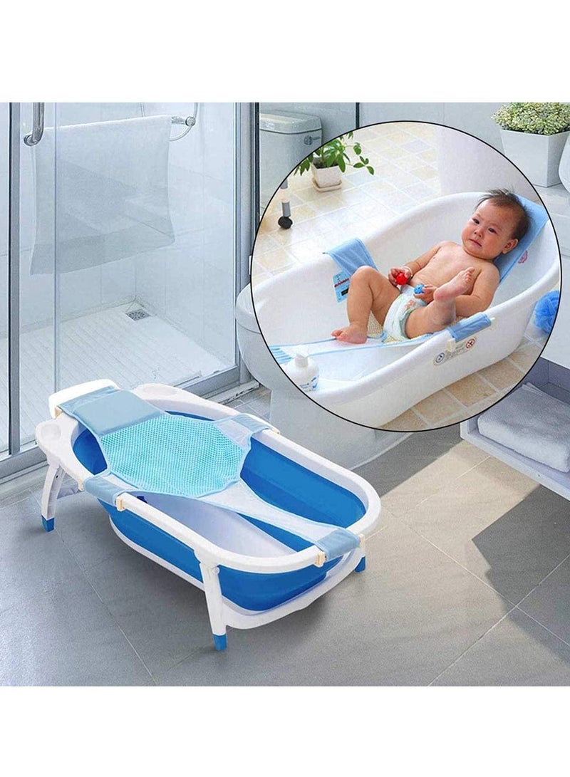 واي آند دي Baby Bath Support, Adjustable Seat Support Net Non-Slip Sling Hammock Comfortable Mesh Accessories Safety - Image 3