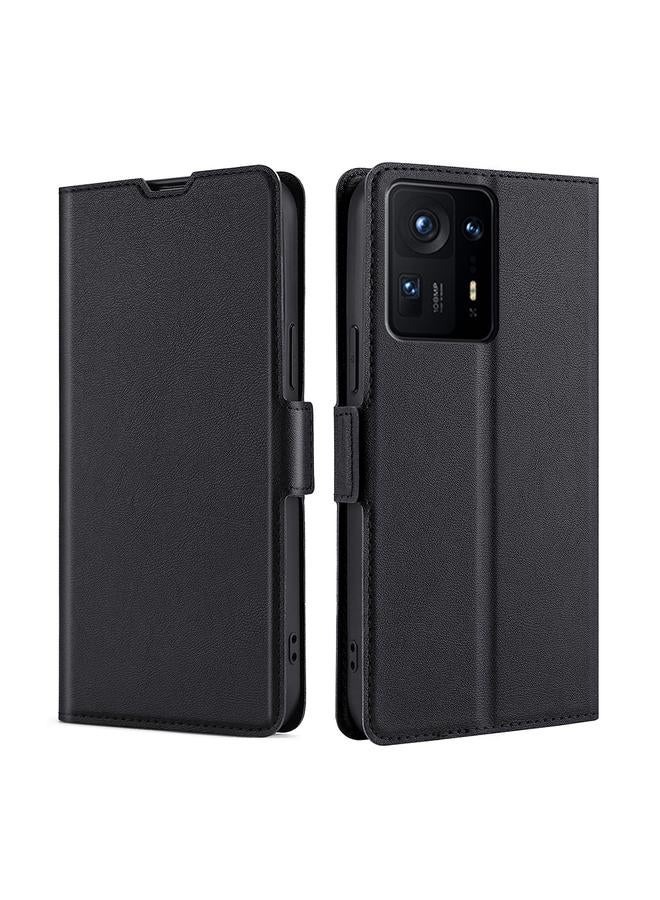 The Bros Case For Xiaomi Mix 4 Ultra-thin Voltage Side Buckle PU + TPU Horizontal Flip Leather Case with Holder & Card Slot