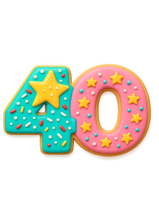 Mighty Gadget Number 40 Cookie Cutter (4x3") - Perfect for 40th Birthdays & Anniversaries (Random Color) - Image 4