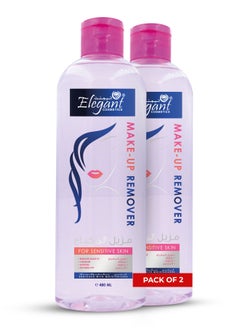 Elegant Elegant Makeup Remover 480 ML Micellar Water Pack of 2  - Image 1