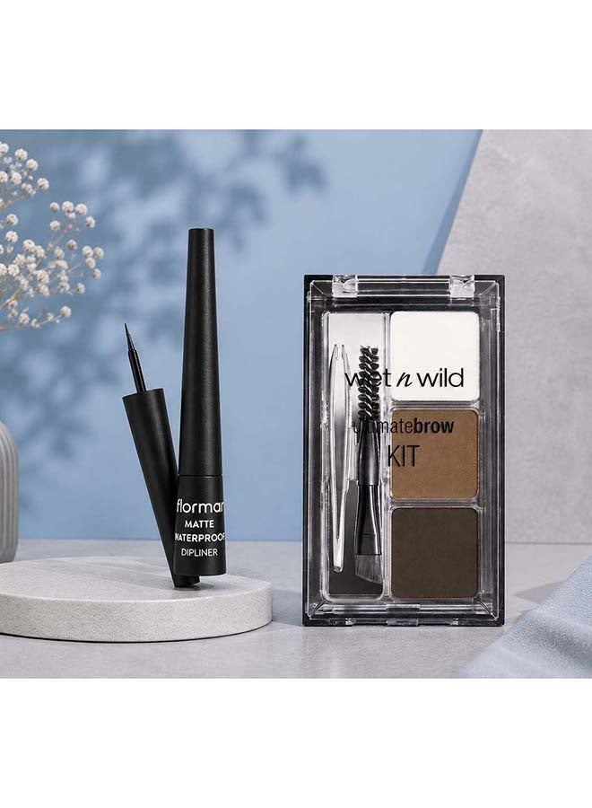 flormar Precison Duo - Eyeliner + Eyebrow Kit - Image 1
