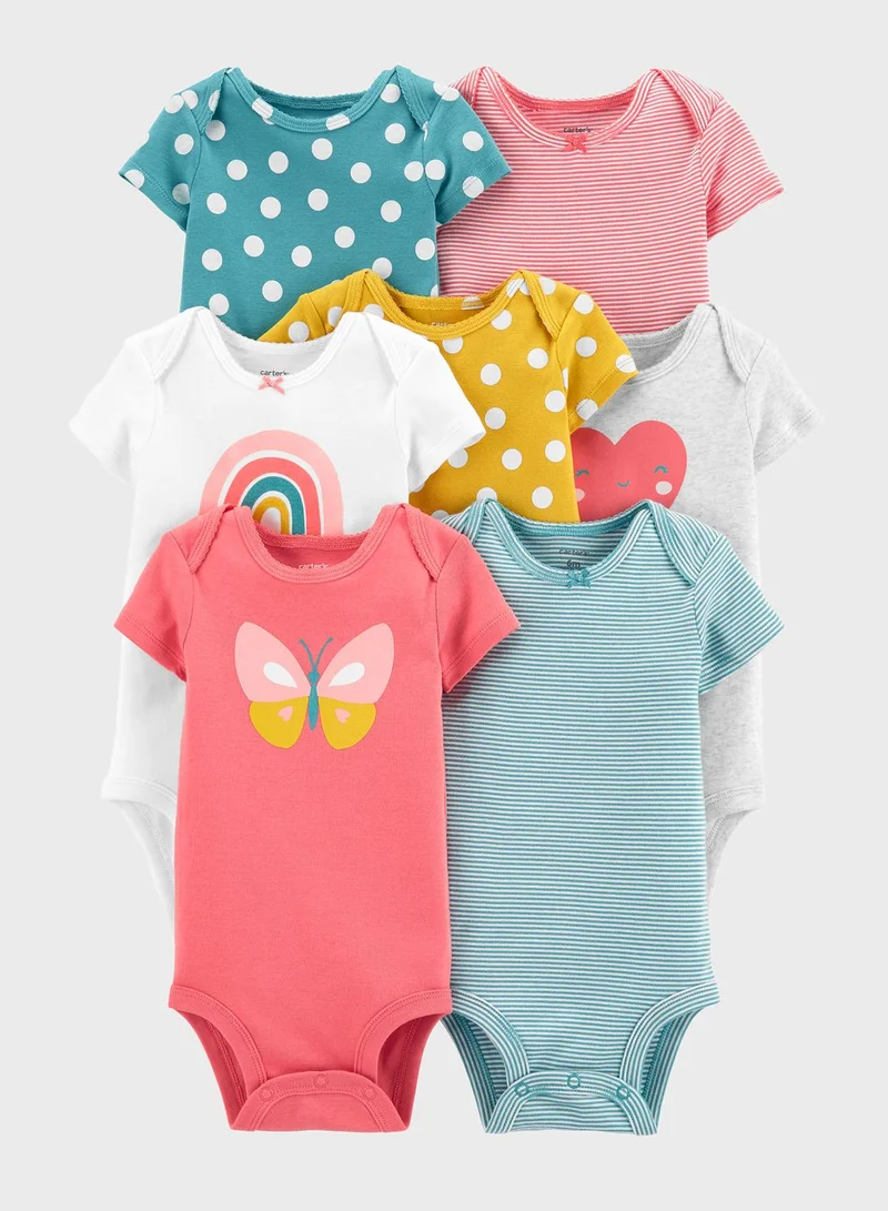 Child of Mine by Carters Kids 7 Pack Short Sleeve Bodysuits