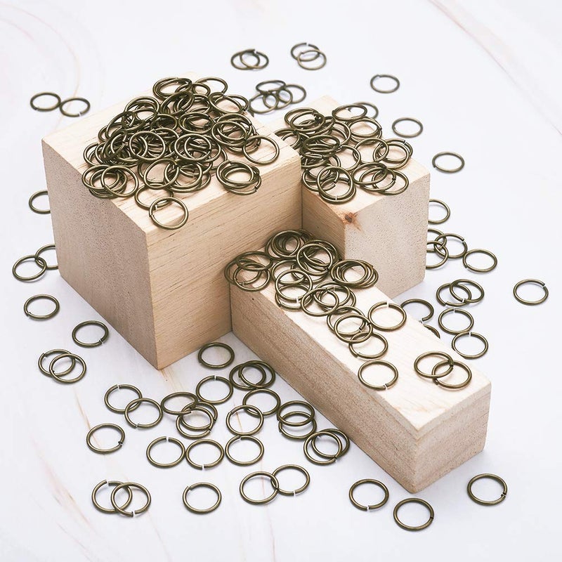 Kissitty 50g Brass Antique Bronze Plated Open Jump Rings 10x1mm Round Chainmail Jewelry Making Connectors About 263pcs - Image 4
