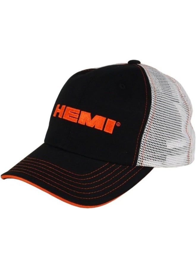 Dodge Dodge Hemi Black and White Mesh Hat  - Image 1