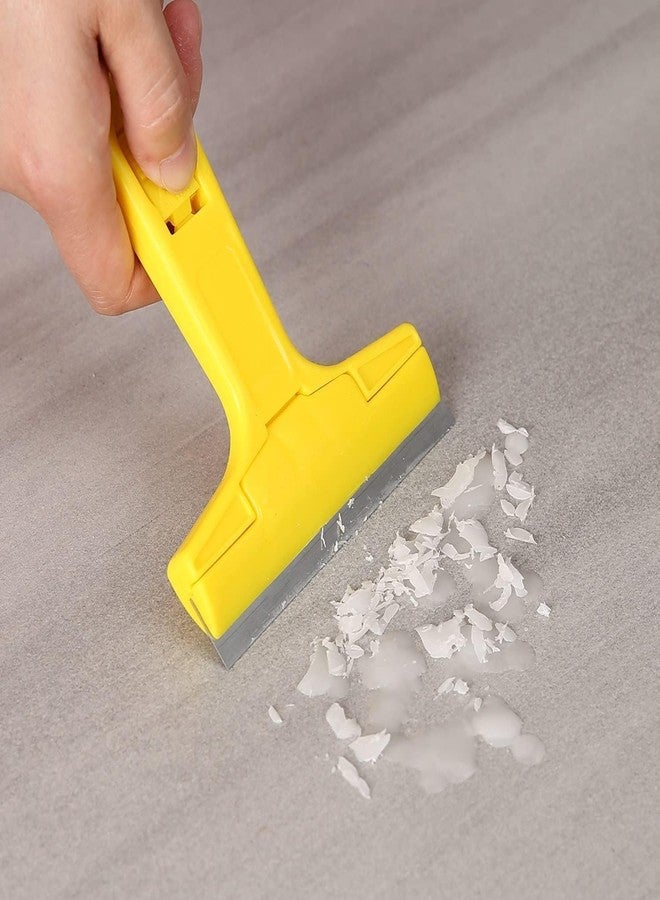 DKwins Professional Floor Scraper with Durable Plastic Handle, Portable Multi-Purpose Hand Tool for Tiles Scraper Shovel Cutter with 4 pcs Extra Blades For Easy Debris Removal- Gum Cleaning - Image 3