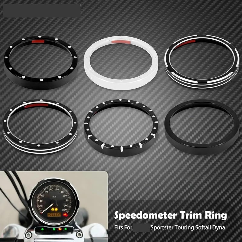 Wivplex Motorcycle Speedometer Trim Bezel Cover - Image 2