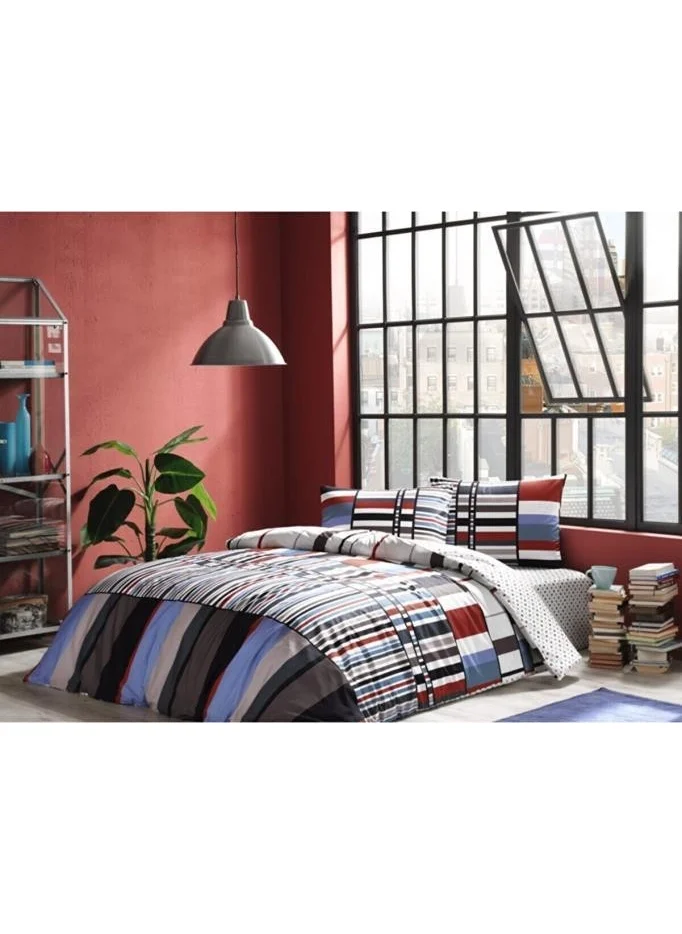 Taç Tac Double Ranforce Duvet Cover Set Foster Blue