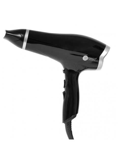 AFRA Hair Dryer, DC Motor, 2 Speeds, 3 Heat Settings, Cool Shot Function, Concentrator, Removable Filter, Ionic Function, AF-2300HDBK, 2-year warranty