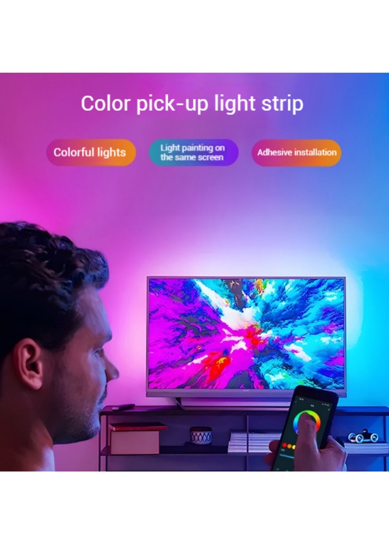 Arabest - Smart Neon Strip, Smart LED Light Strip, 75-85“ with APP Control and WiFi Music Sync, USB LED Neon Light for Bedroom, Living Room, Game Decoration - Image 1