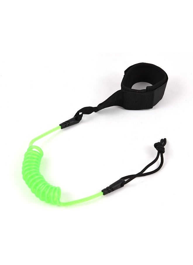 Generic 1.2m/ 4ft Surfboard Leash Coiled Sup Leash Leg Rope Elastic Safety Outdoor SUP Strap  - Image 1