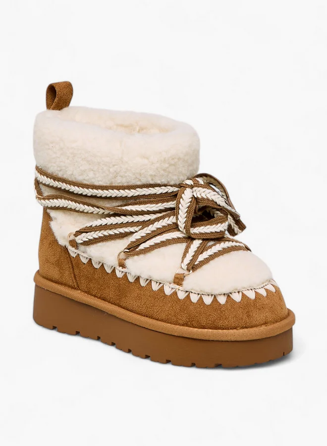 ليتل ميسي بوت بناتي للكاحل برباط