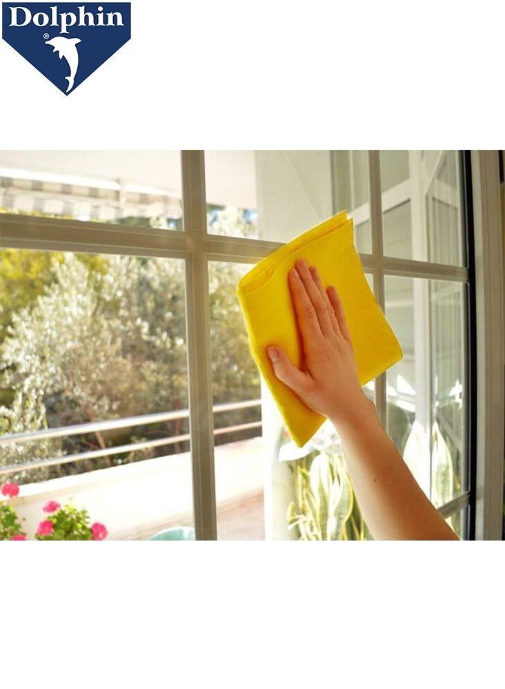 Dolphin Glass Cleaner Lemon Fragrance 750ml With Towel 40X40cm - Image 5