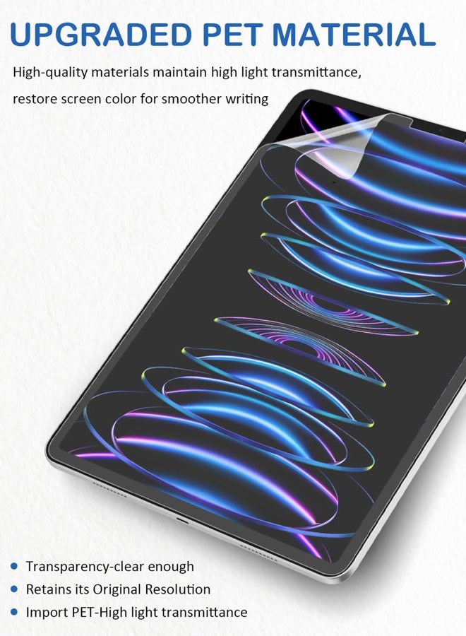 Xiron [2 PACK] Paper Screen Protector Compatible with iPad Pro 12.9 (2022&2021&2020&2018), High Touch Sensitivity No Glare for iPad Pro 12.9 Matte Screen Protector, Compatible with Apple Pencil - Image 4