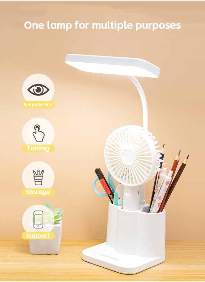 Fazza - LED Multifunctional Desk Lamp,Ppen Holder, Bedside Lamp, Writing Lamp, Bright Office Desk and Dtudy Lamp - Image 1