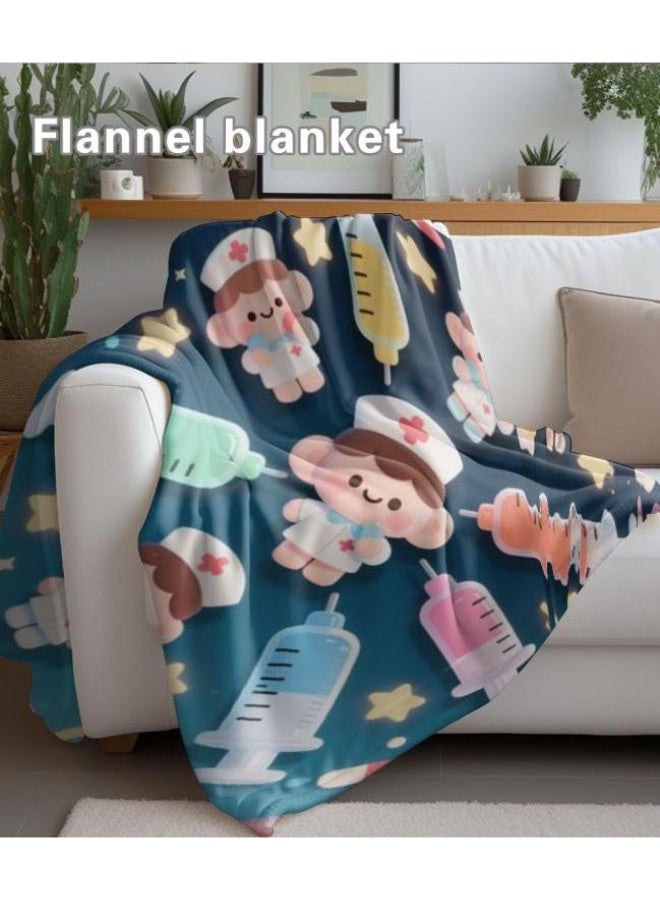 عام Wisdom Fairy (أحدث) بطانية رقيقة من الفانيلا (دافئة ومريحة، ومناسبة للنوم، واستخدام اللعبة، وإزالة الغبار والرمل) 150 سم * 200 سم - 58 - Image 4