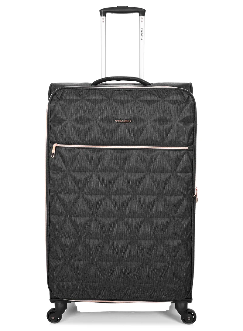 Track Track Luggage Set, Fabric Material, Travel Trolley Bag with Carry On Cabin Sizes, 3Pcs, 20/24/28 Inches, LG004/3P