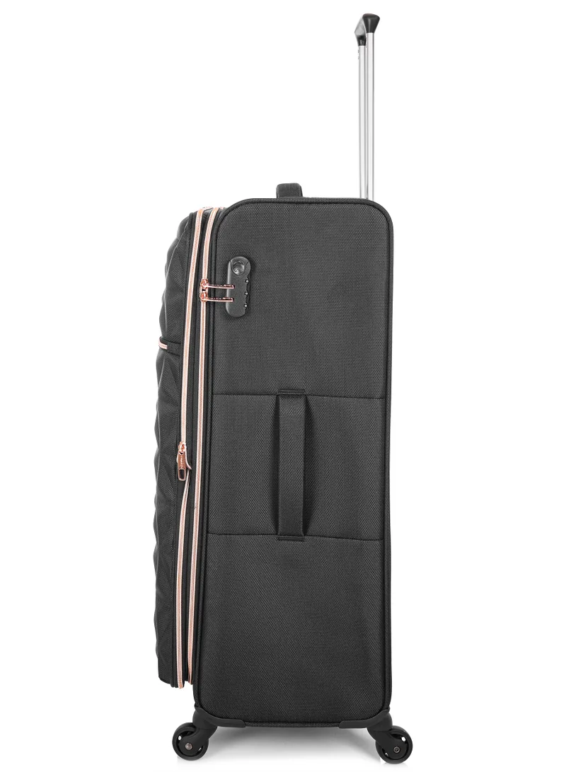 Track Track Luggage Set, Fabric Material, Travel Trolley Bag with Carry On Cabin Sizes, 3Pcs, 20/24/28 Inches, LG004/3P