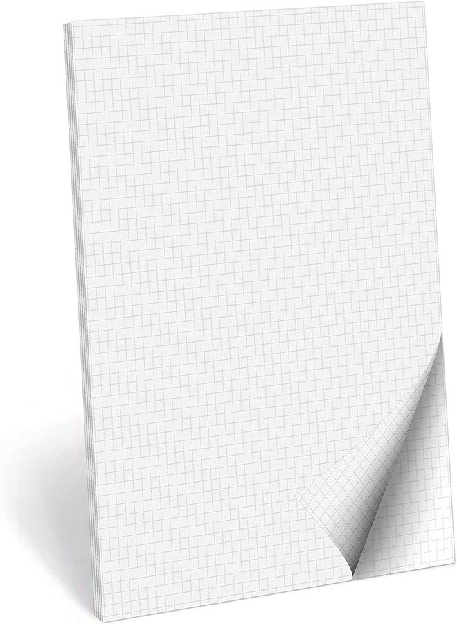 INNAXA - A4 Graph Paper Pad - Pack of 2-50 Sheets Each - (5x5 mm) 120 GSM Paper - Image 1