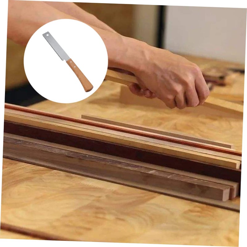 Fine Tooth Hand Saw For Precision Wood Cutting Compact Wooden Handle DIY Projects - Image 5