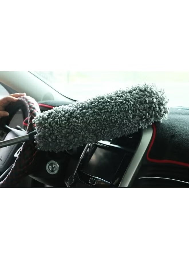 Classic Portable Dust Cleaning Microfiber Soft Car Duster Exterior and Interior Cleaning - Long, Unbreakable, and Retractable Handle - Image 5