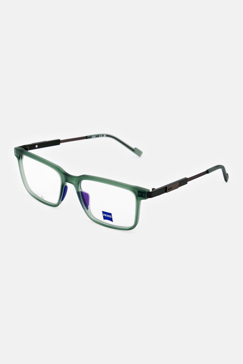 Zeiss Men ZS23718 Rectangular Eyeglasses, Sage Green - Image 3