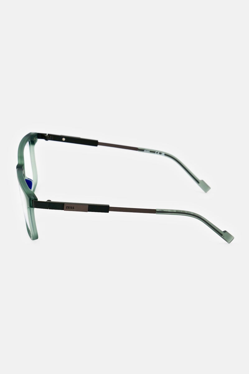 Zeiss Men ZS23718 Rectangular Eyeglasses, Sage Green - Image 4