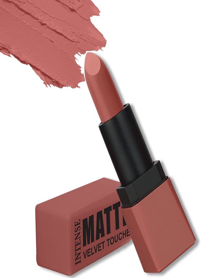 فور فور أحمر شفاه FORFOR® Intense Matte المقاوم للماء يدوم طويلاً (لون نيود فاتح) - Image 3