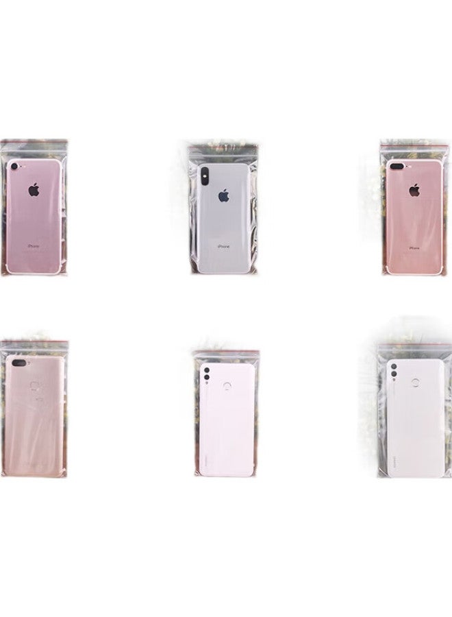 JAJALIN Phone Dust Cover, Thickened Transparent Protective Case, Disposable Self-Sealing Bag, Plastic Bag, Touchscreen Compatible - Image 2