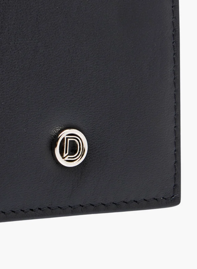 دوتشيني Men's Solid Bi-Fold Card Holder