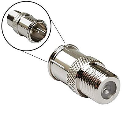 iMBAPrice (10 Pack) F-Jack to F-Quick Push On Plug F-pin Coaxial Quick Connect Adapter on coaxial Cables for Connection to Device Like Cable Modern, TVs and Satellite Receivers - Image 3