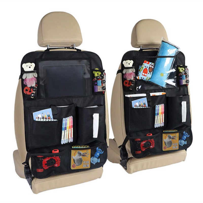 Oxford Cloth Double Layer Car Back Seat Organizer - Image 2