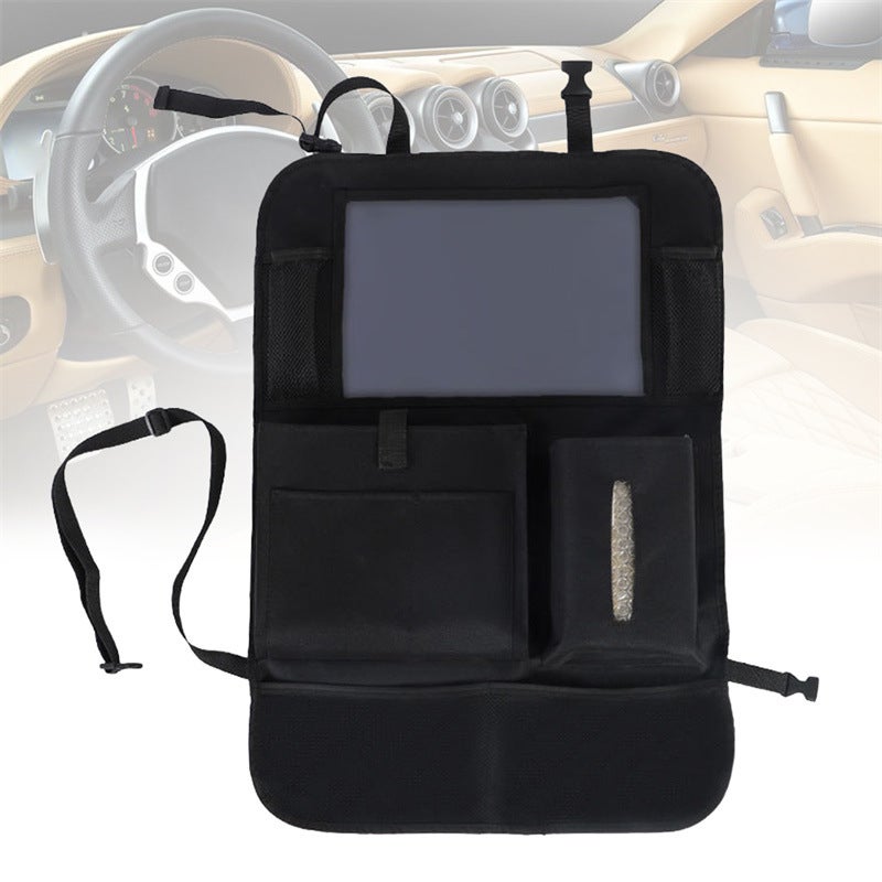 Oxford Cloth Double Layer Car Back Seat Organizer - Image 4