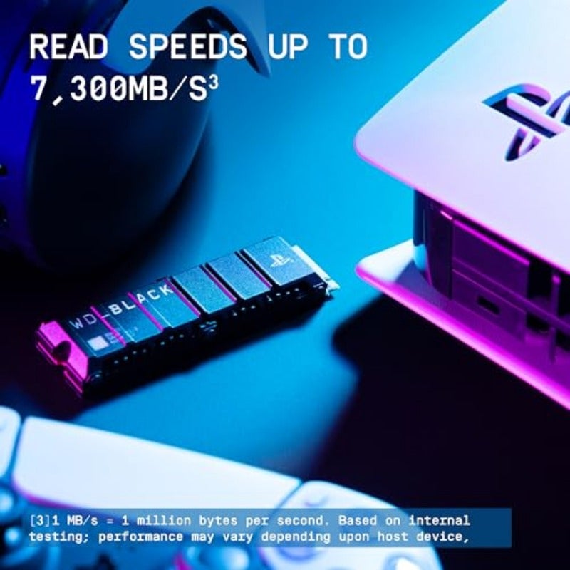 1TB SN850P NVMe M.2 SSD Officially Licensed Storage Expansion for PS5 Consoles up to 7 300MB s with heatsink - WDBBYV0010BNC-WRSN - Image 5