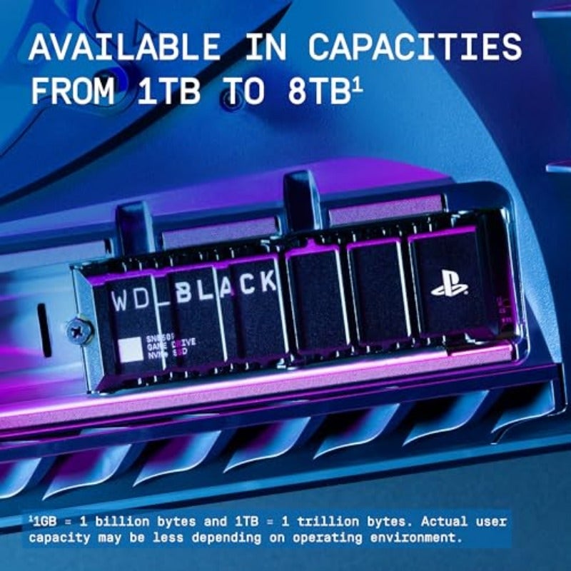 1TB SN850P NVMe M.2 SSD Officially Licensed Storage Expansion for PS5 Consoles up to 7 300MB s with heatsink - WDBBYV0010BNC-WRSN - Image 4