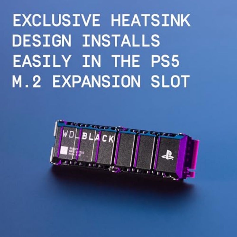 1TB SN850P NVMe M.2 SSD Officially Licensed Storage Expansion for PS5 Consoles up to 7 300MB s with heatsink - WDBBYV0010BNC-WRSN - Image 3