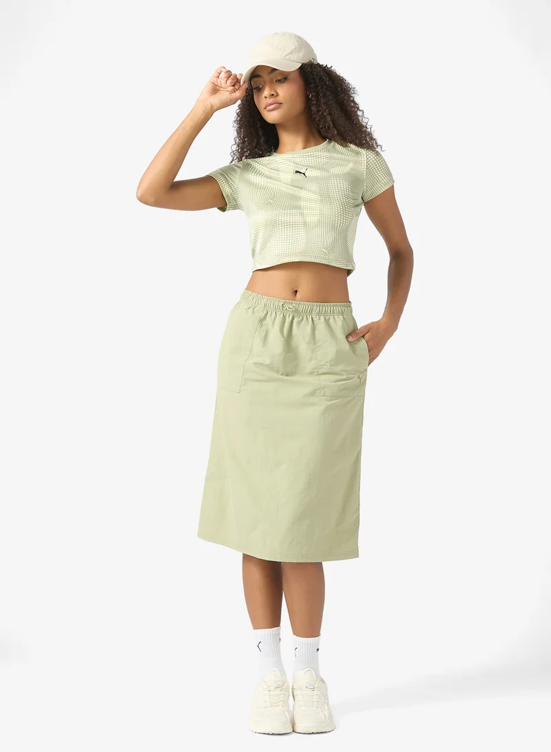 PUMA Dare To Oversized Ruched T-Shirt