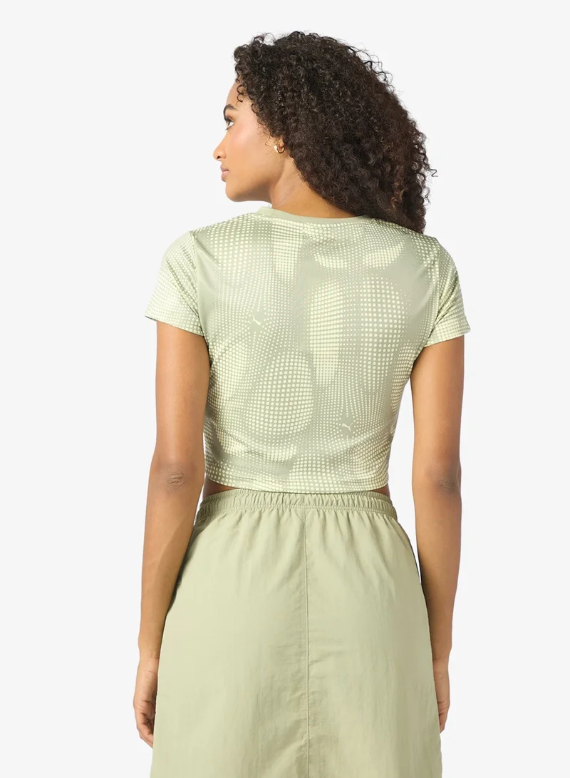 بوما تيشيرت دار تو أوفرسايز روشد