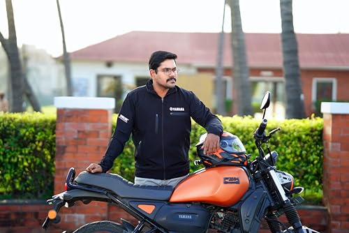 Yamaha All Weather Jacket with Hoodie (Black) | Y6ABLKAJ0S23 - Image 2