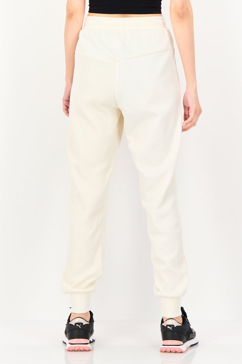 Nike Women Sportswear Fit Yoga Sweatpants, Off White - Image 3