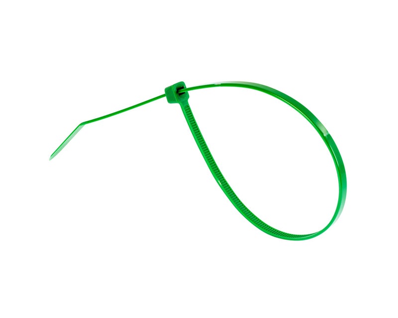 GTSE 12 Inch Green Zip Ties, 100 Pack, 40lb Strength, UV Resistant Long Nylon Cable Ties, Self-Locking 12" Tie Wraps - Image 3